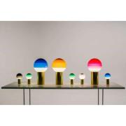 MARSET Akku-bordlampe Dipping Light, grøn/messing