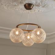 Nuura lysekrone Miira 3 Circular, Ø 54 cm, bronze/klar