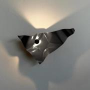 Knikerboker LED-væglampe Zona d'ombra, grå, 79 cm