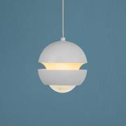 SCHÖNER WOHNEN LED-hængelampe Lini, hvid, 1 lyskilde, 3.000 K