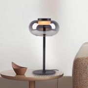 Schöner Wohnen LED-bordlampe Sia, sort/røggrå 3.000 K