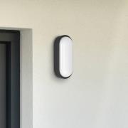 MEGATRON udendørs LED-væglampe Zella Neo XL Sensor sort IP54