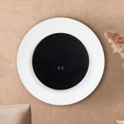 LED-batteridrevet bordlampe Solan, sort/hvid, solcelle, IP54