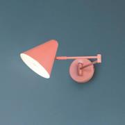 Væglampe Cosima, abrikos, udhæng 54 cm, metal