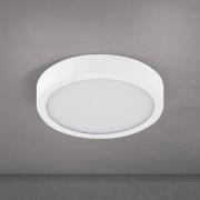 LED-loftlampe Disc, hvid Ø 14 cm, CCT, metal/plast