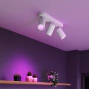 Calex Smart loftspot hvid længde 37 cm 3 lyskilder GU10-LED RGBW