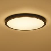 Calex Smart LED-loftlampe HALO Ø 40 cm sort IP54 RGB CCT