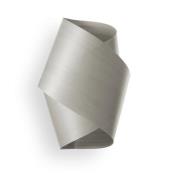 LZF væglampe Orbit, grå, bredde 19 cm, træ