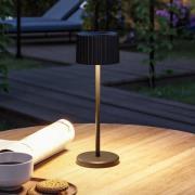 Paulmann LED-solcellelampe Else, sort, IP44 dæmpbar