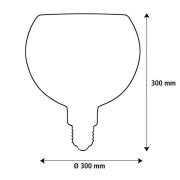 Segula LED Floating Bambus bronze G300 E27 5W 2.200 K dæmpbar