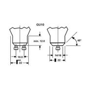 LED-pære SUPERIA RETRO ES50 GU10 4,6 W 940 620 lm 36°