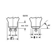 LED-pære SUPERIA RETRO ES50 GU10 3,7 W 930 345 lm 36°