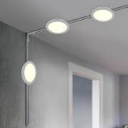 Skinne-sæt DUOline Camillus, titan, 3 m 6 lyskilder LED 2 lyskilder