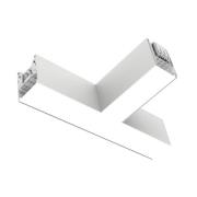 SLC LED-hjørnemodul Click T, AC, tilslutning til højre, hvid