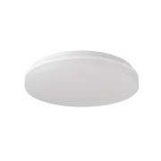 SLC LED-loftlampe OMEGA, hvid, Ø 40 cm, faseafskæring, IP54