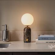 Globen Lighting Akku-bordlampe Torrano, marmorbrun