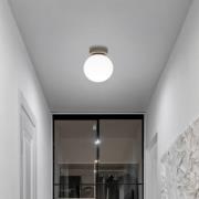 Loftlampe Moonlight, sandfarvet, glas/metal, 1 lyskilde