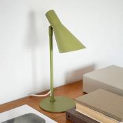 Dyberg Larsen bordlampe DL12 Mini, grøn, E14, metal