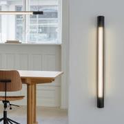 GEJST væglampe Radent, sort, højde 70 cm, G13 LED