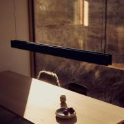 FRANDSEN Bridge hængelampe, sort, op/ned, 150 cm, G13