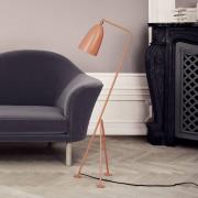 GUBI Gräshoppa trebenet gulvlampe, vintage-rød