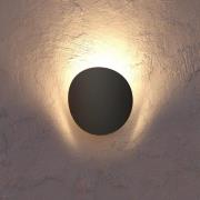 Udendørs LED-væglampe Briale, sort, højde 20 cm metal, CCT