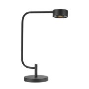 LED-bordlampe Hugo, sort, højde 51,5 cm, dæmpbar
