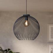 Hængelampe VENEZUELA, sort, Ø 40 cm, metal, E27