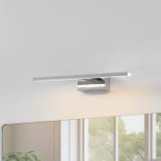 LED-væglampe Conettilla, kromfarvet, bredde 40 cm IP44 CCT