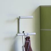 Vægkapstativ Flip, lysegrå, bredde 20 cm, metal