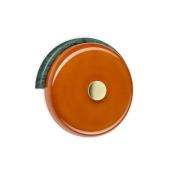 LED-væglampe Trip, grøn/ravfarvet, marmor, glas, 2.700 K