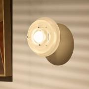 MARKET SET Væglampe Sunset Ø 28 cm, tågehvid, glas, E27