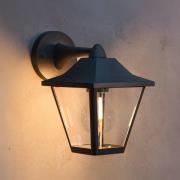 Philips udendørs væglampe Juli, sort, metal, IP44, E27