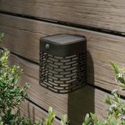 Philips LED-solcellelampe til væg, Hara, sort, med sensor, IP44