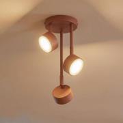 Loftspot Nemo, 3 lyskilder, rød, bevægelig, GX53