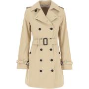 Beige Trenchcoat til kvinder