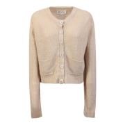 Beige Cardigan til Kvinder