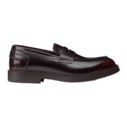 Burgundy Læder Loafers, Ikonisk Design