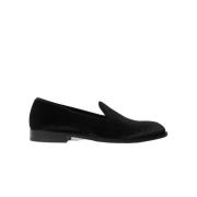 George Velvet Slip-On Aften Loafers