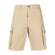 Beige Bomuldsshorts