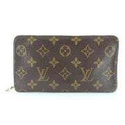 Vintage Brunt Stof Louis Vuitton Pengepung