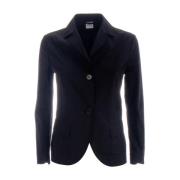 Bomuld Single-Breasted Blazer til Kvinder