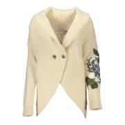 Hyggelig Beige Uld Cardigan Sweater