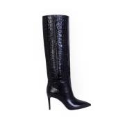 Croco Læder Stiletto Boot 85