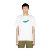 Grafisk Print Kanot-Shirt