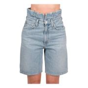 A9015-1141 Salat Wastband omarbejdede 90`ers shorts