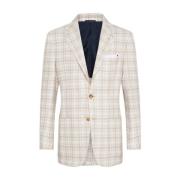 Deconstructed Check Blazer Jakke