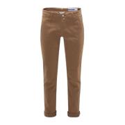 Slim Fit Brune Chinos