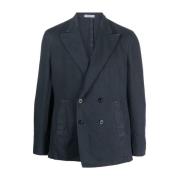 Dobbeltbrystet Navy Blazer