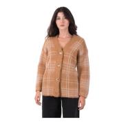 Stilfuld Plaid Cardigan